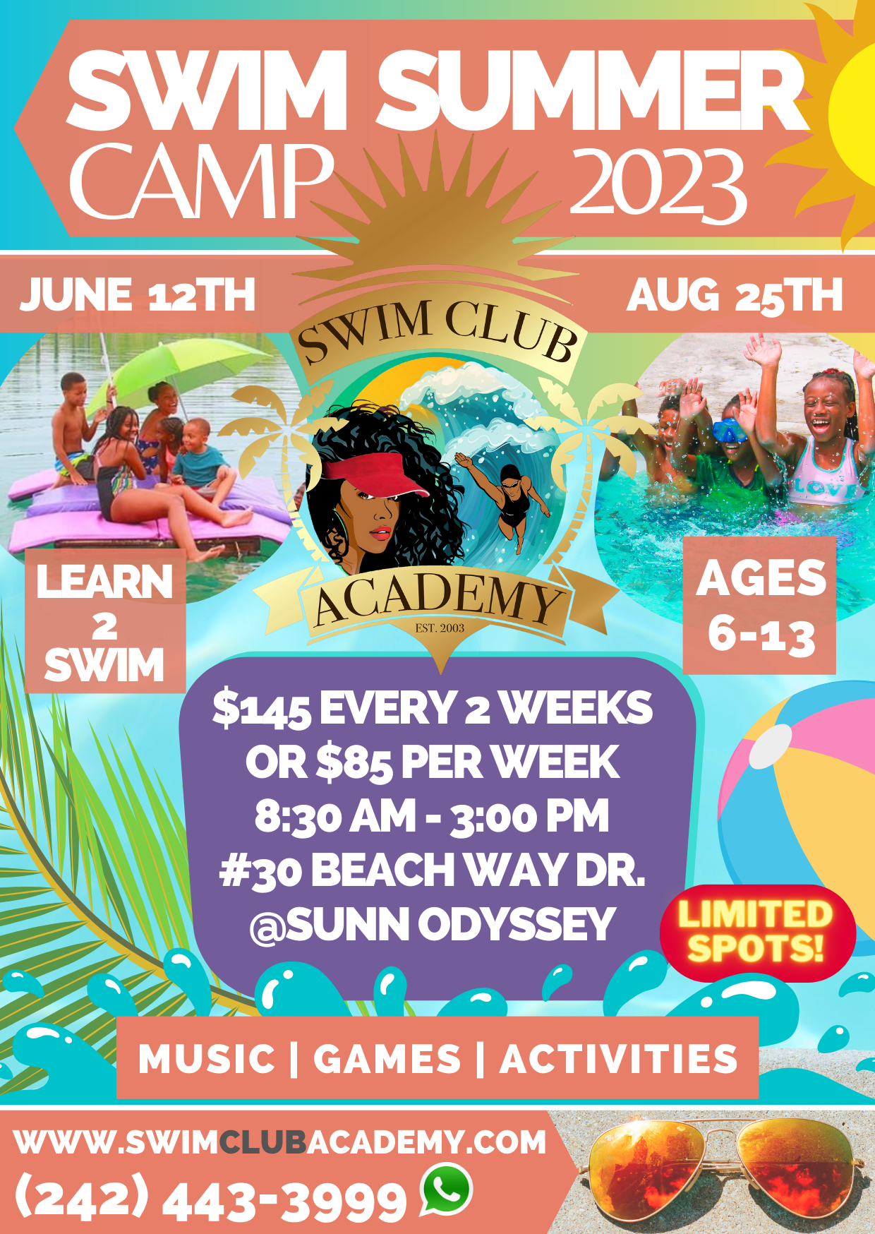 Swim Summer Camp Swim Club Academy